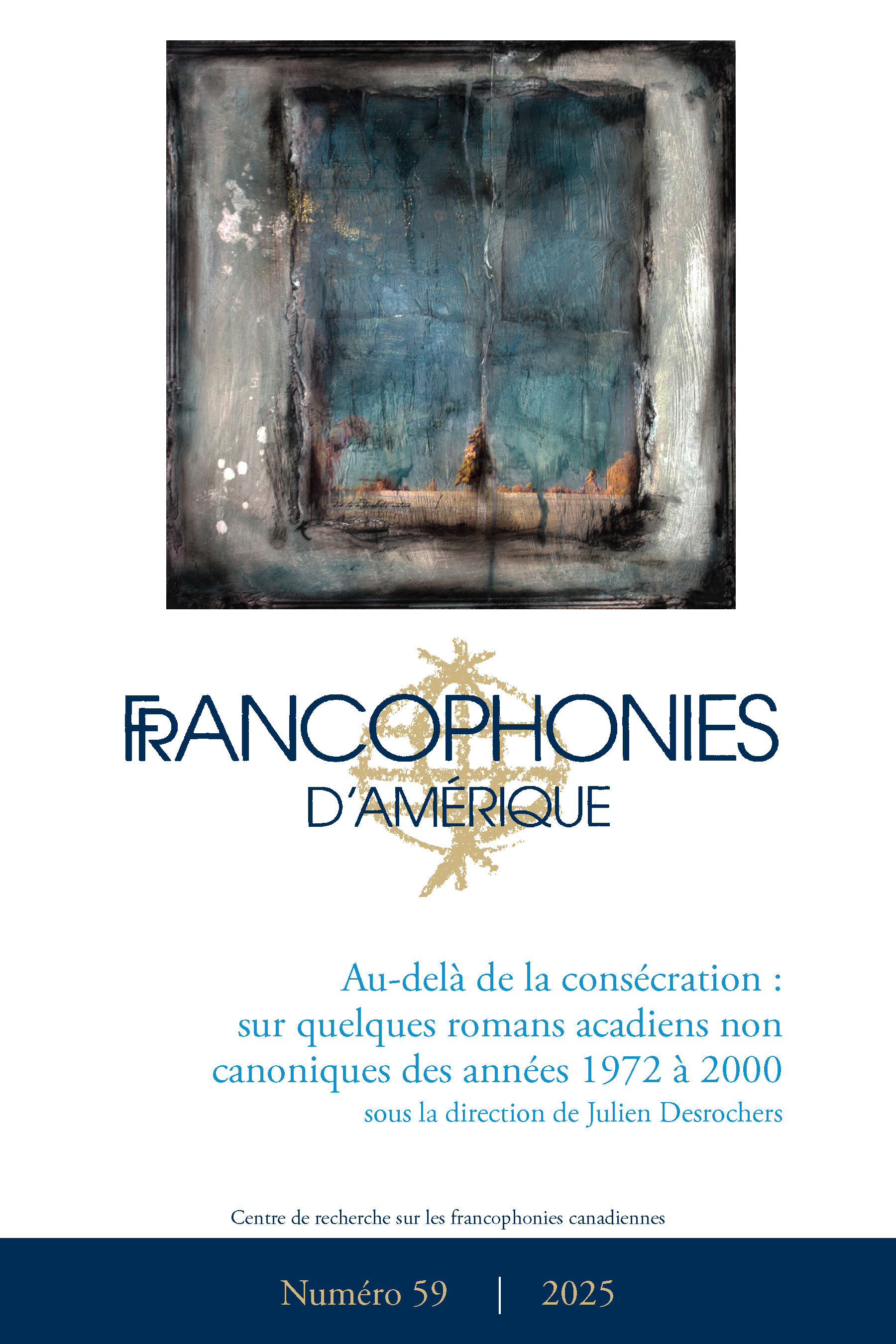 Page couverture de la revue FA, numéro 59