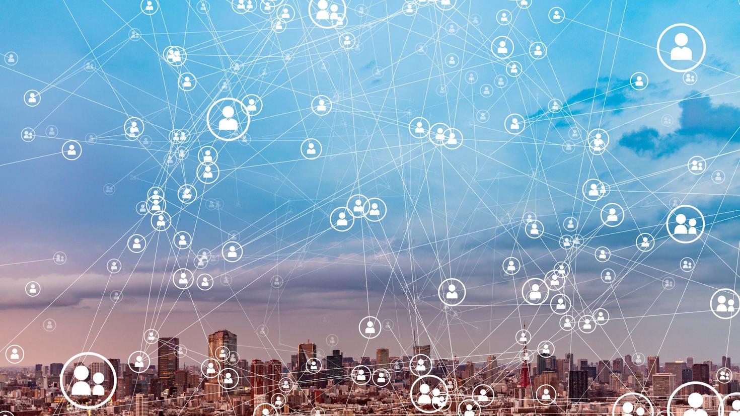 illustration for smart city