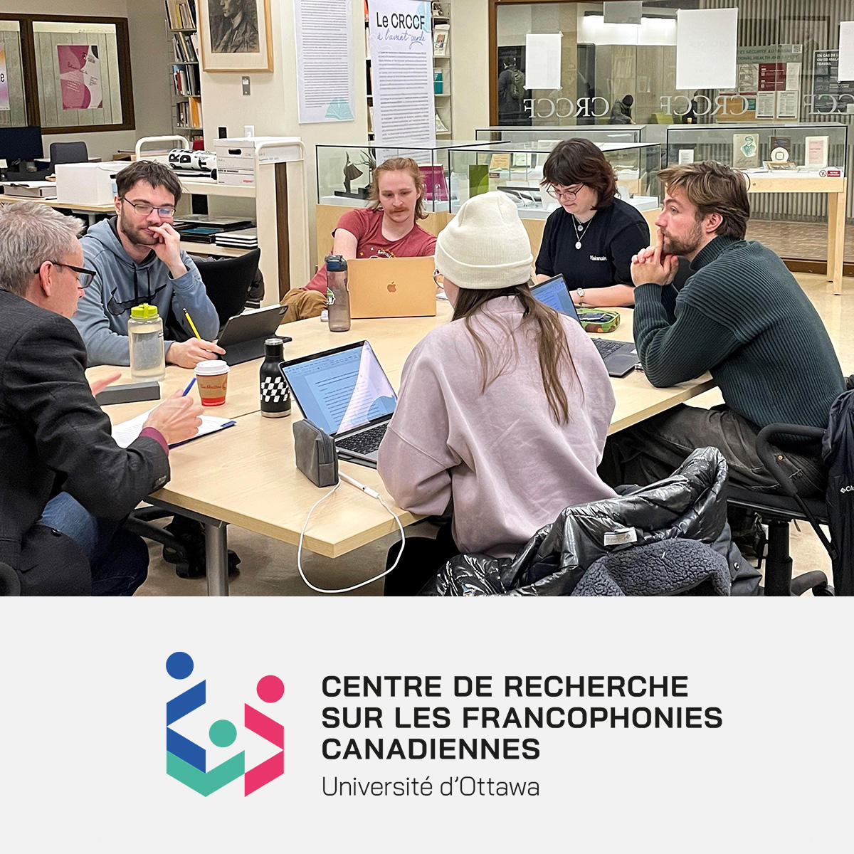 Groupe d'étudiants au CRCCF