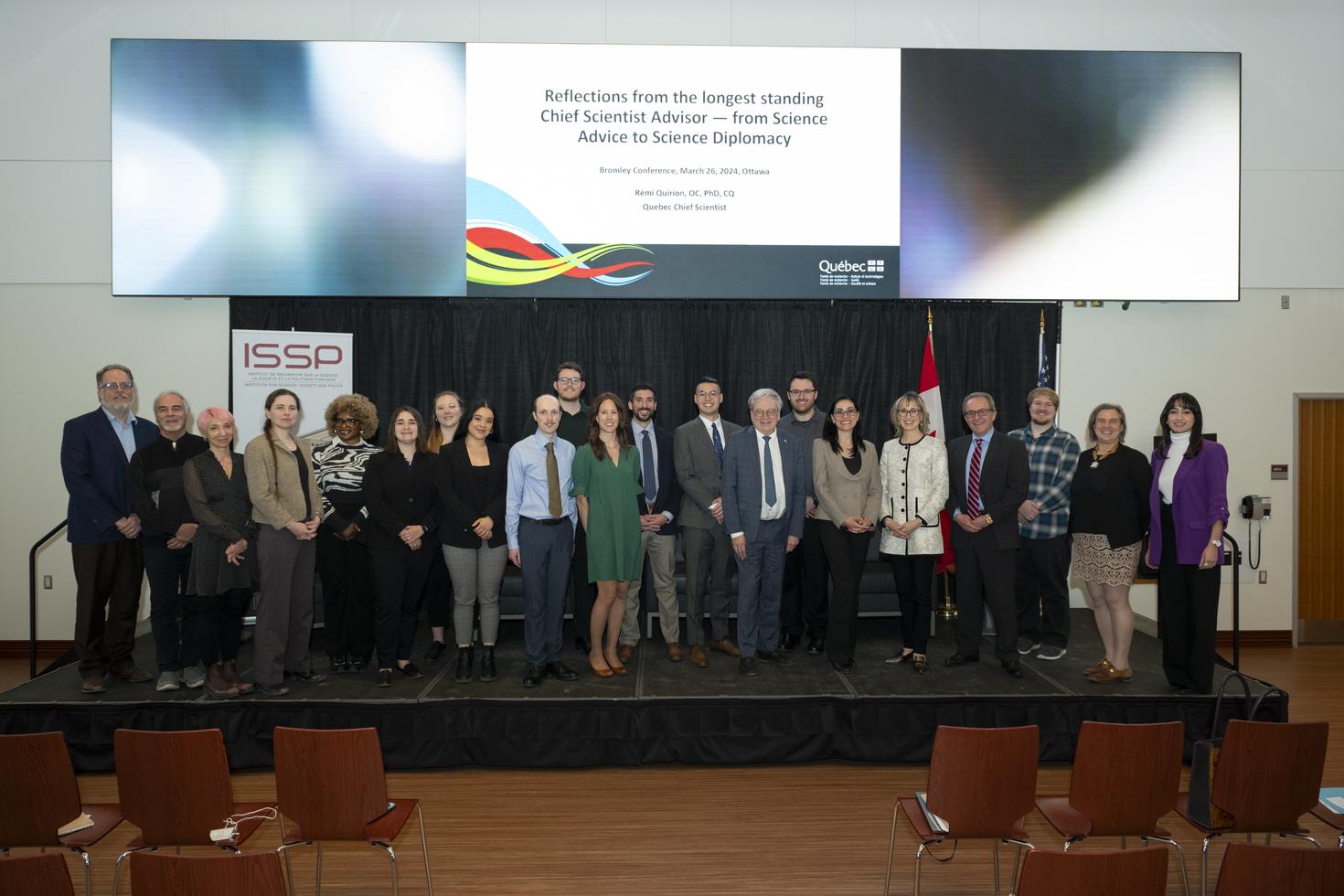 2024 Bromley Memorial Lecture Group Photo with Rémi Quirion