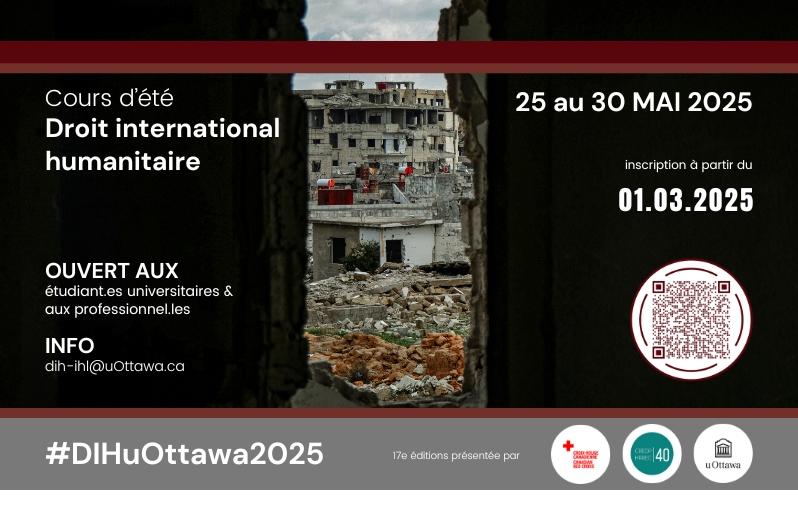 Cours d'été en DIH 2025.