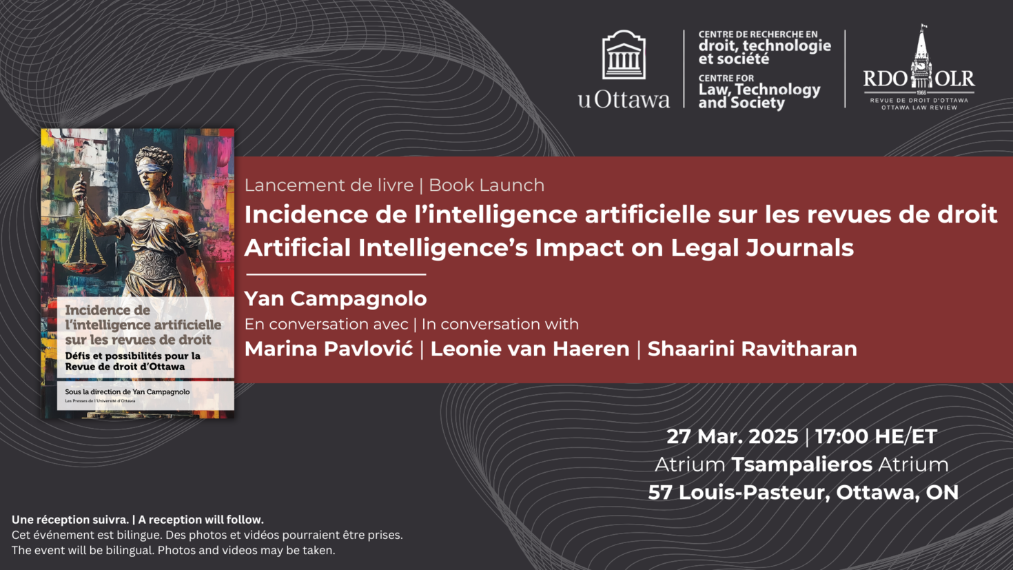 IA Lancement de livre