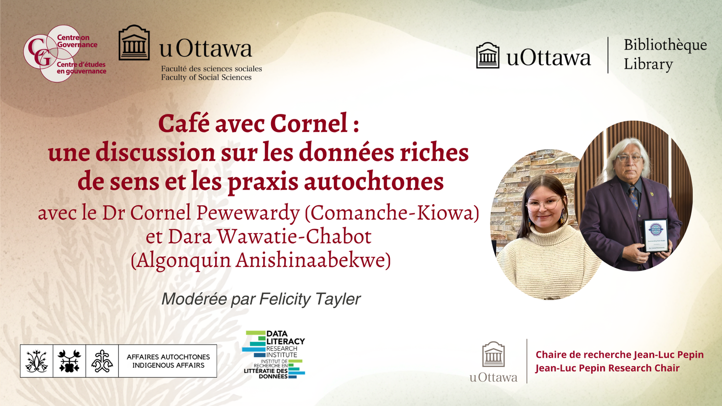 Photo de Dr Cornel et Dara Wawatie-Chatbot