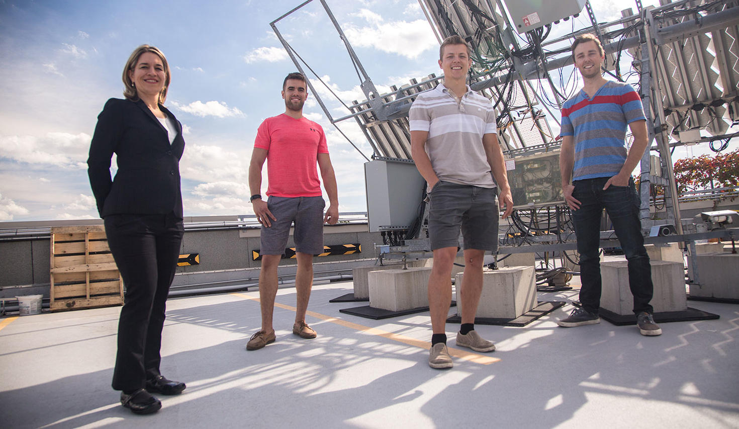 Karin Hinzer, Patrick McVey White, Richard Beal and Viktar Tatsiankou