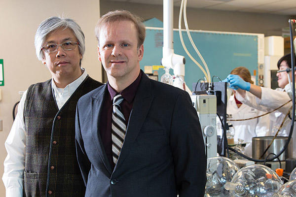 Laurie Chan and Jules Blais