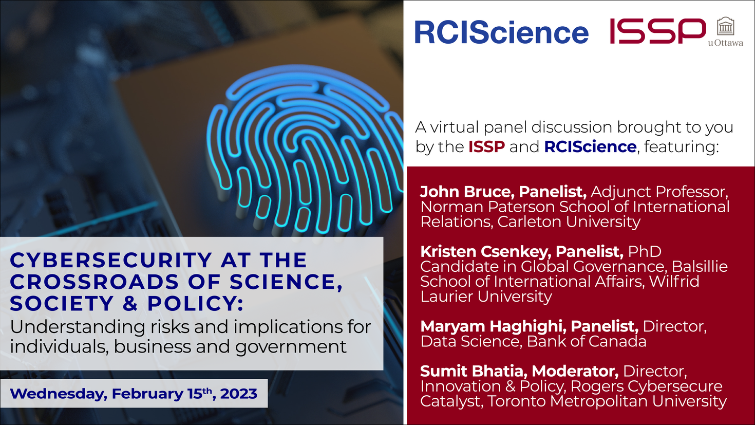 ISSP-RCIScience: Cybersecurity at the crossroads of science, society & policy