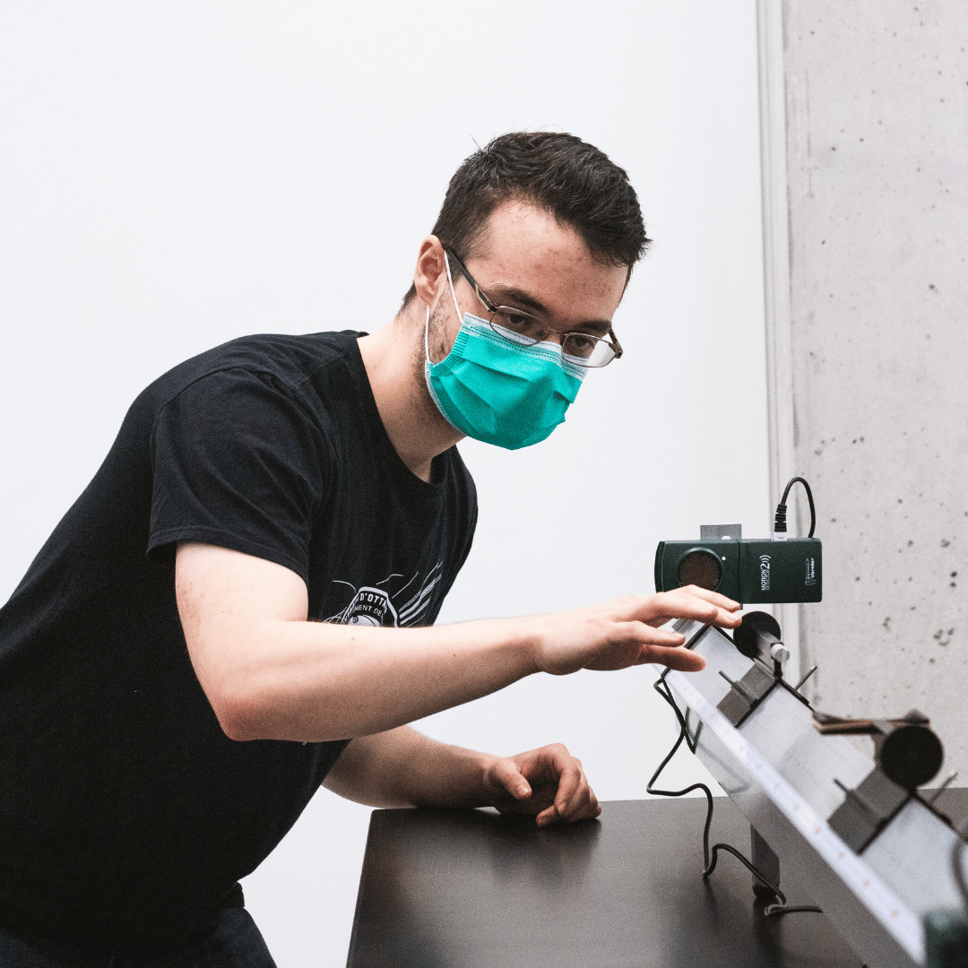 Tech expert at work
