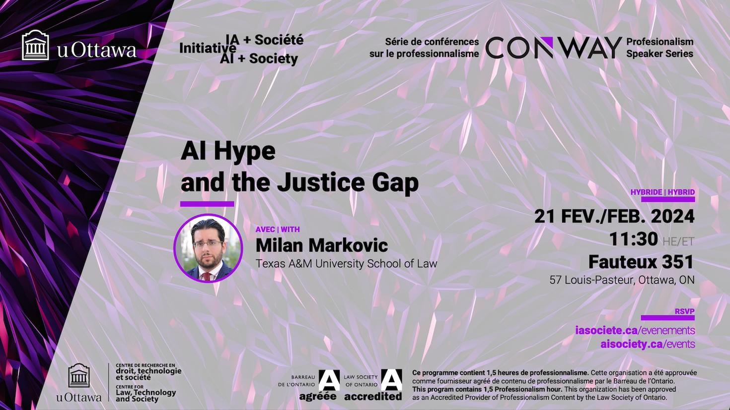 AI Hype and the Justice Gap Poster