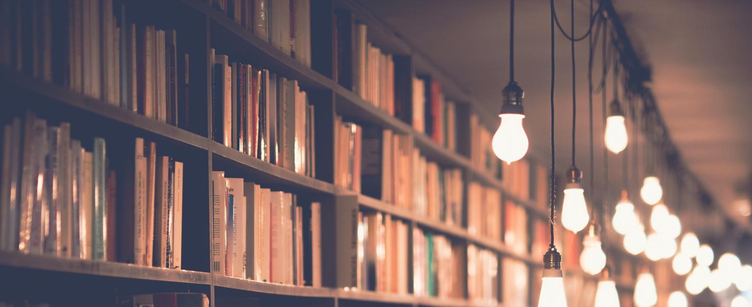 Books in a libary