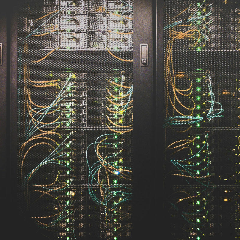 abstract image of wires and technology