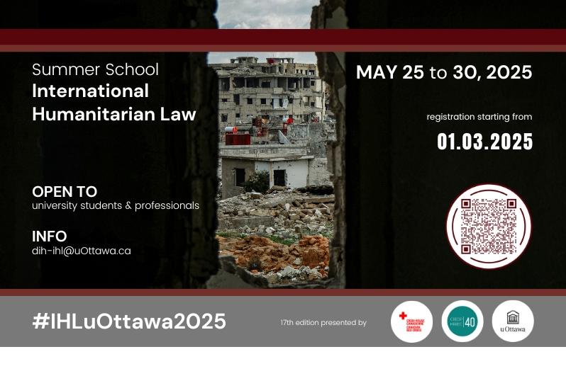 Summer school on international humanitarian law 2025