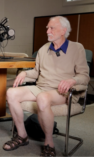 Victor Emerson Sitting on a Chair