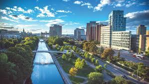 Canal view of uOttawa