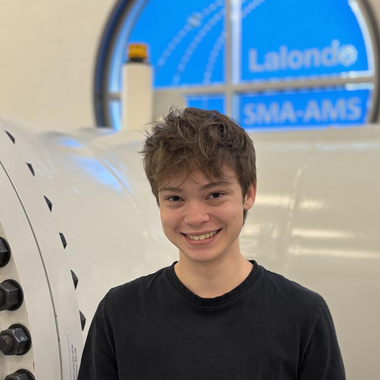 Nick Wry in the AMS hall