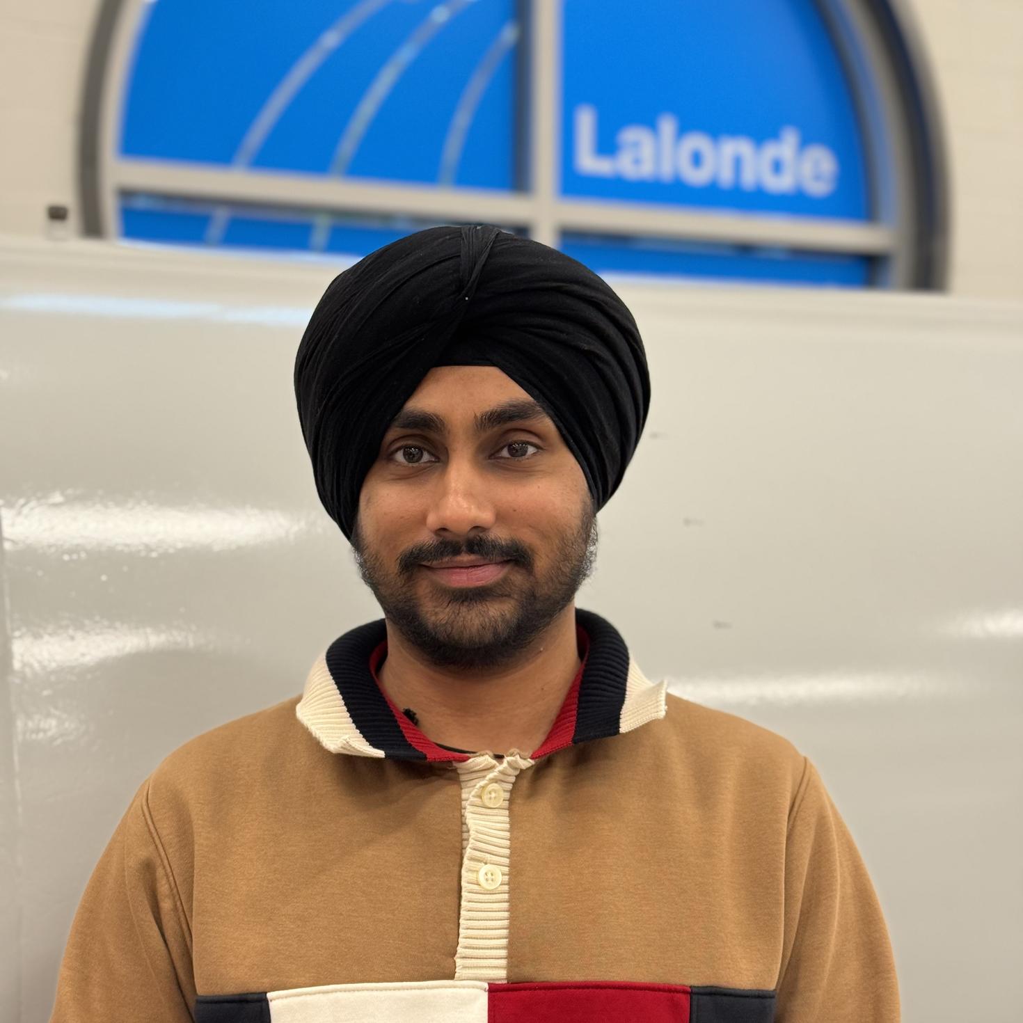 Harkirat Singh Nagpal in the AMS Hall