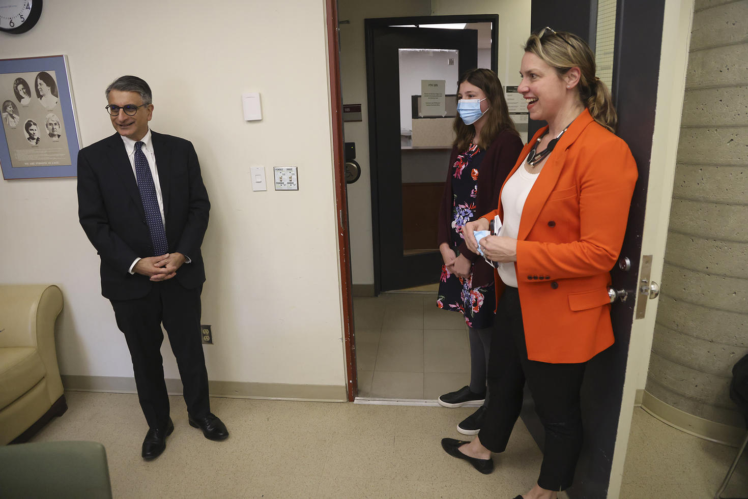 Dean Kristen Boon meeting Justice Jamal