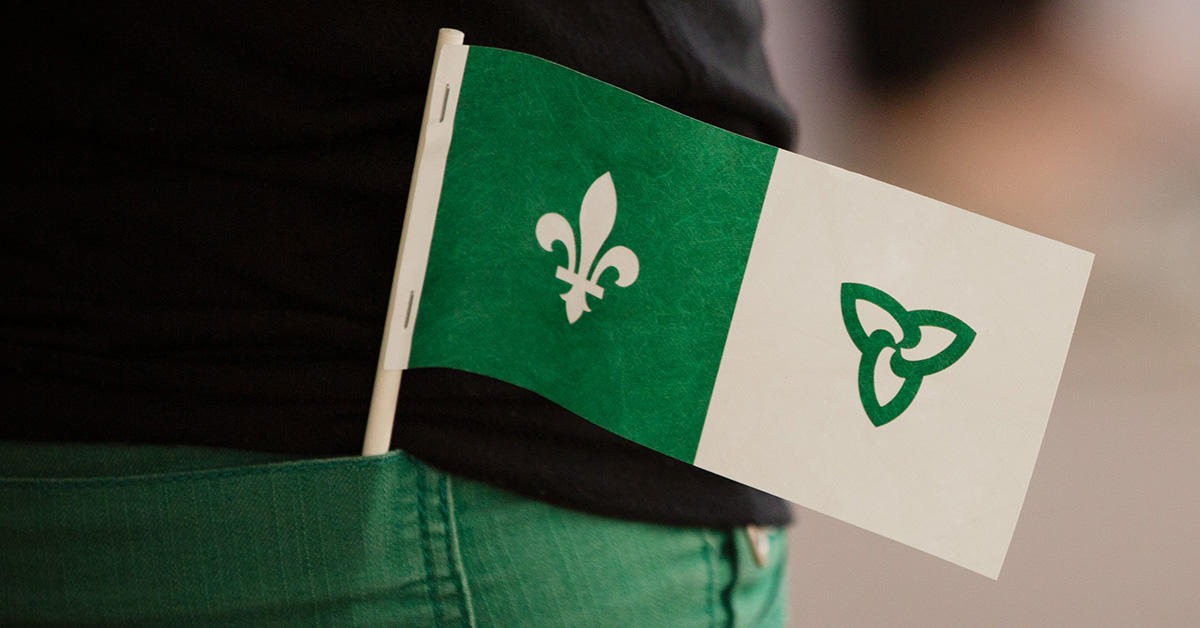 The Franco-Ontarian Flag
