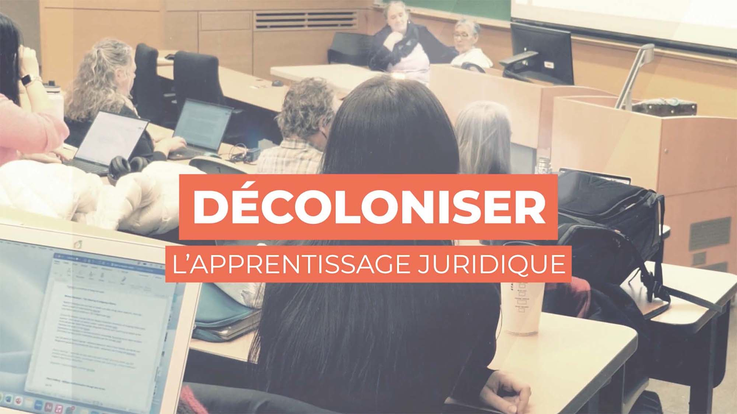 Décoloniser l'apprentissage juridique 