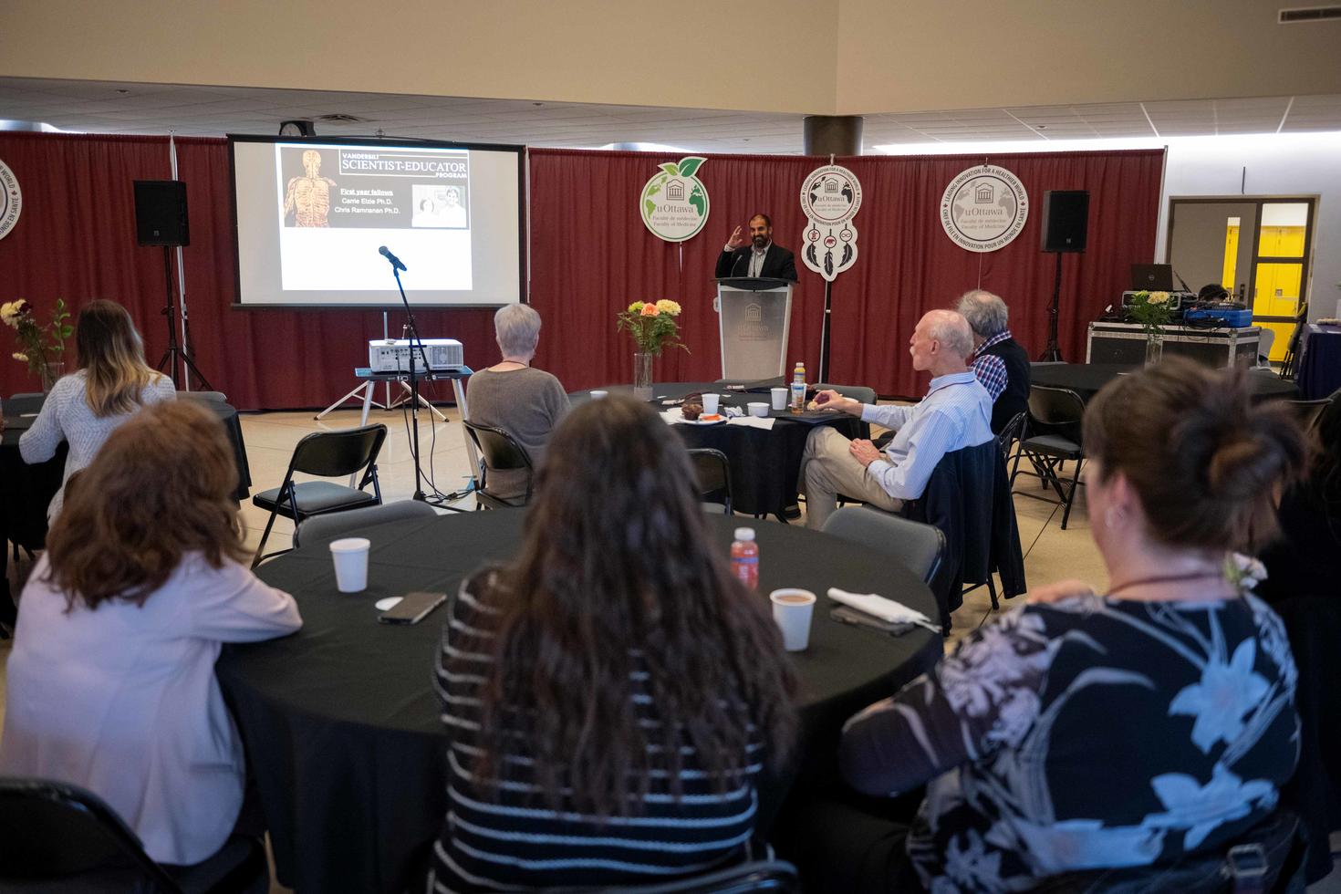 Dr Ramnanan speaking