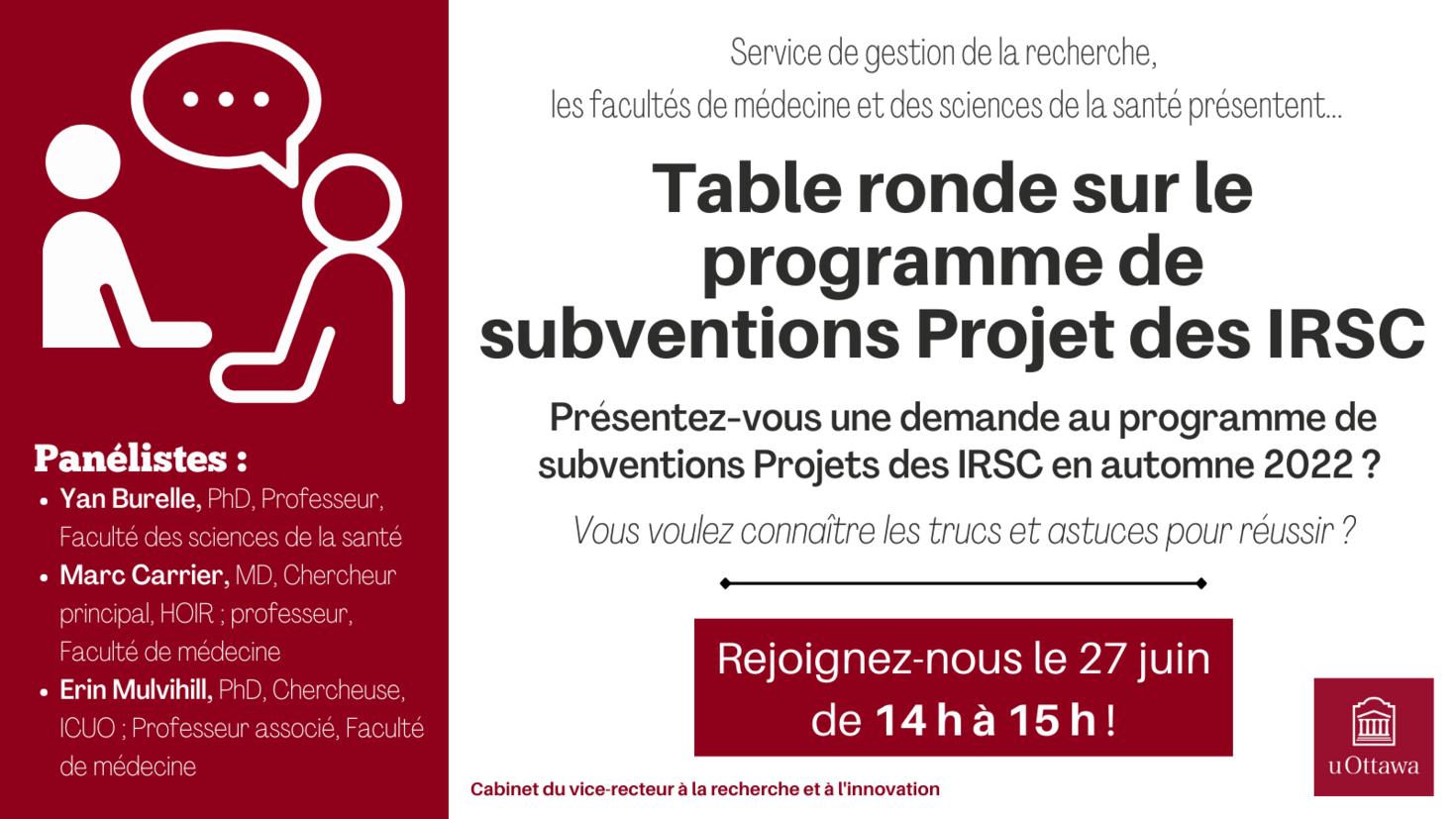 Poster du IRSC
