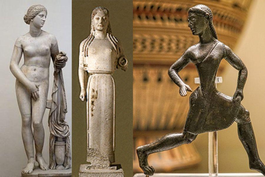 Greek and Roman statues