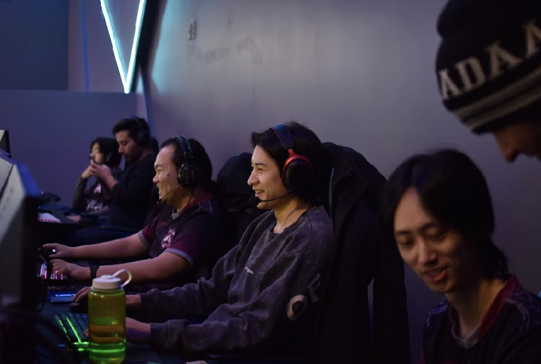 Gamers during Esports showcase week at uOttawa