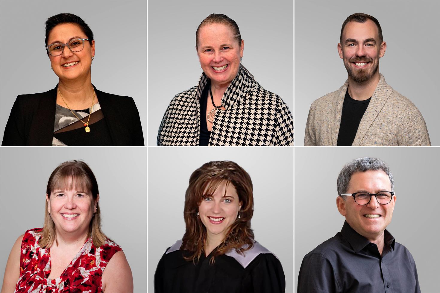 Collage of awards winners