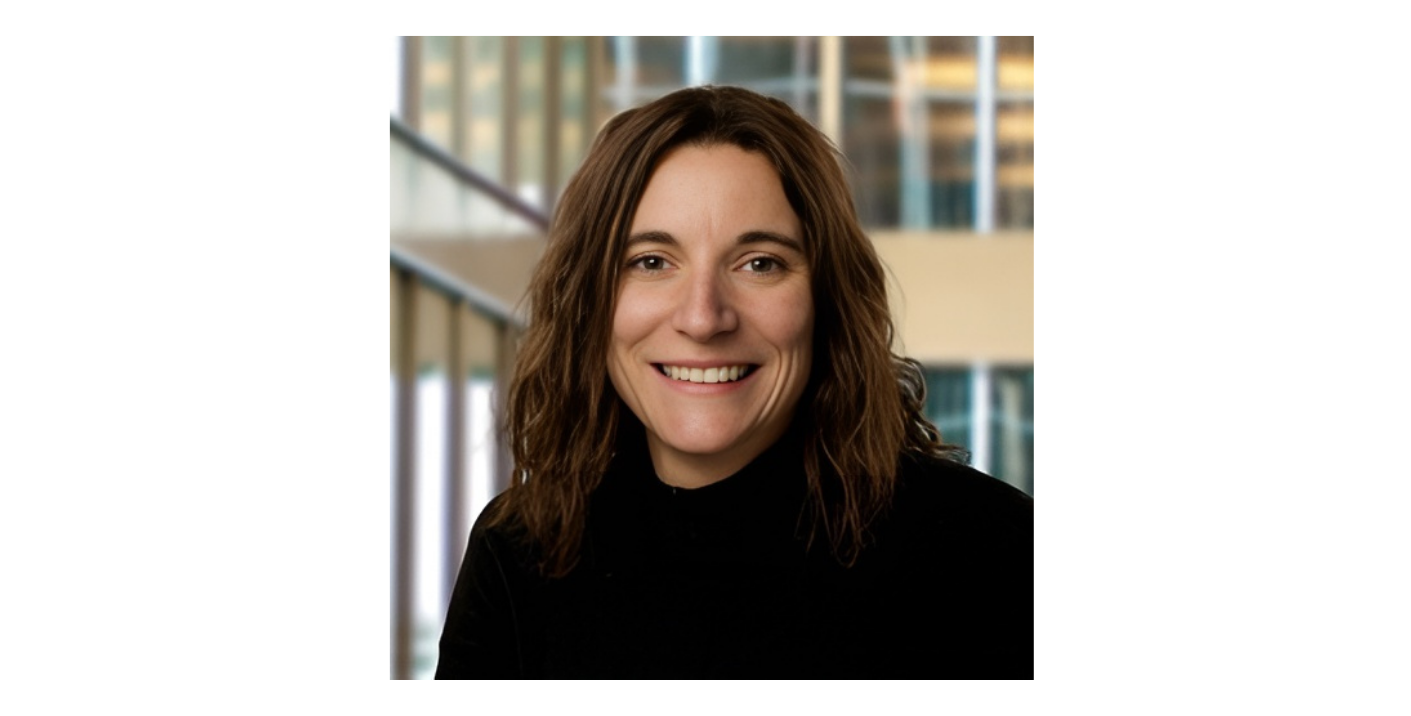 Profile picture of professor Isabelle Salle next to the Canada Research Chair logo