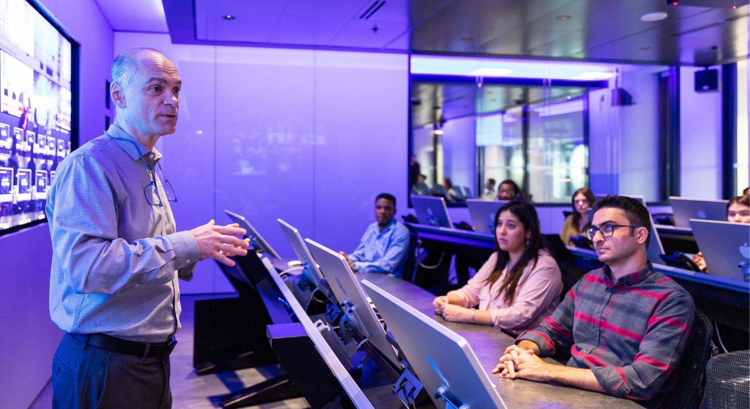 A group in cybersecurity training.