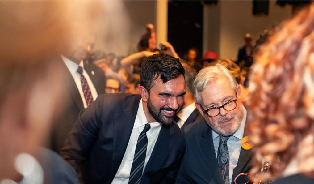 Zohran Mamdani avec des supporters