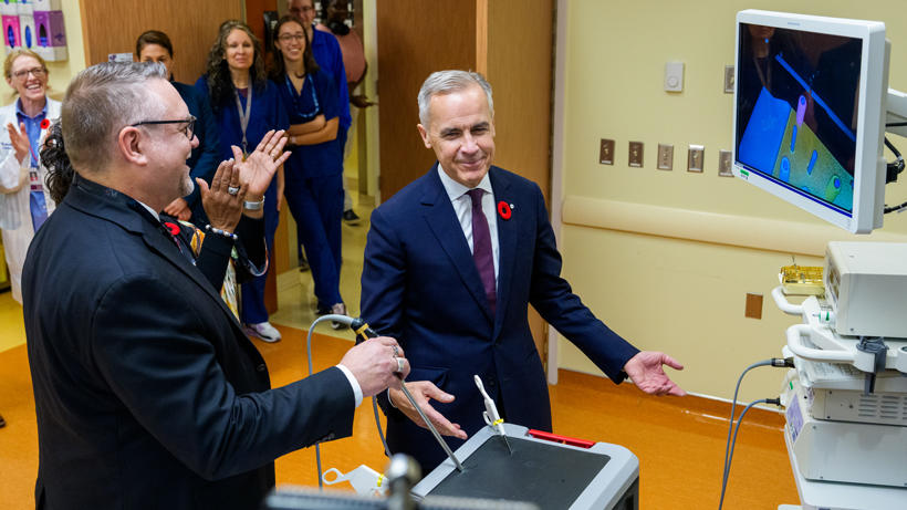 PM Carney visiting SIM Centre