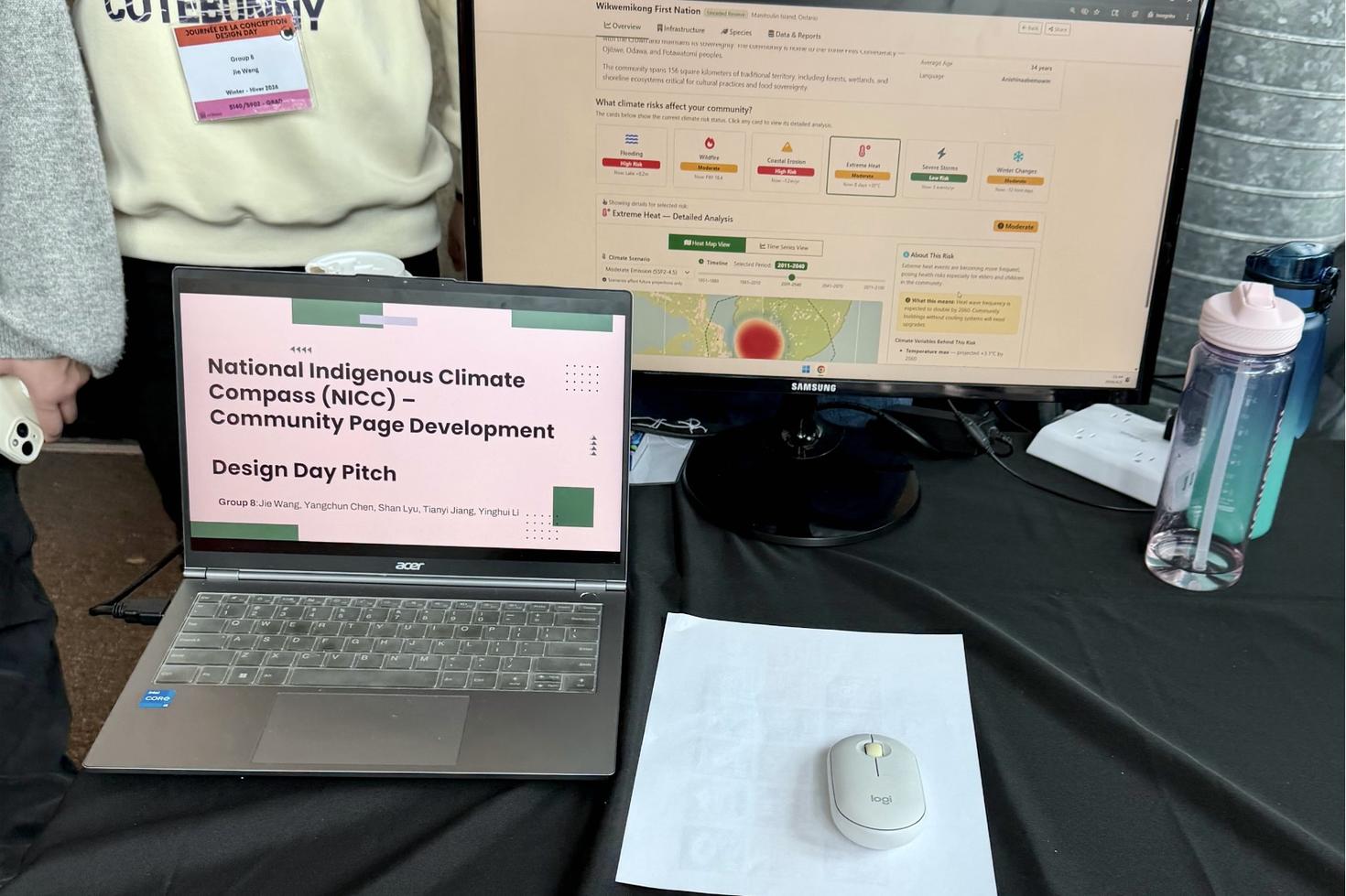 NICC project at the Winter 2026 Design Day.