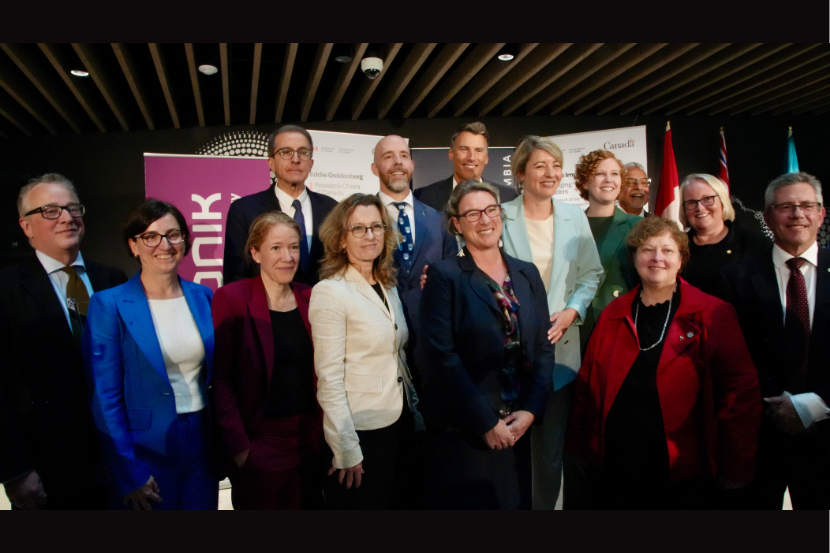 Annonce des nouvelles chaires de recherche du Canada Eddie Goldenberg.