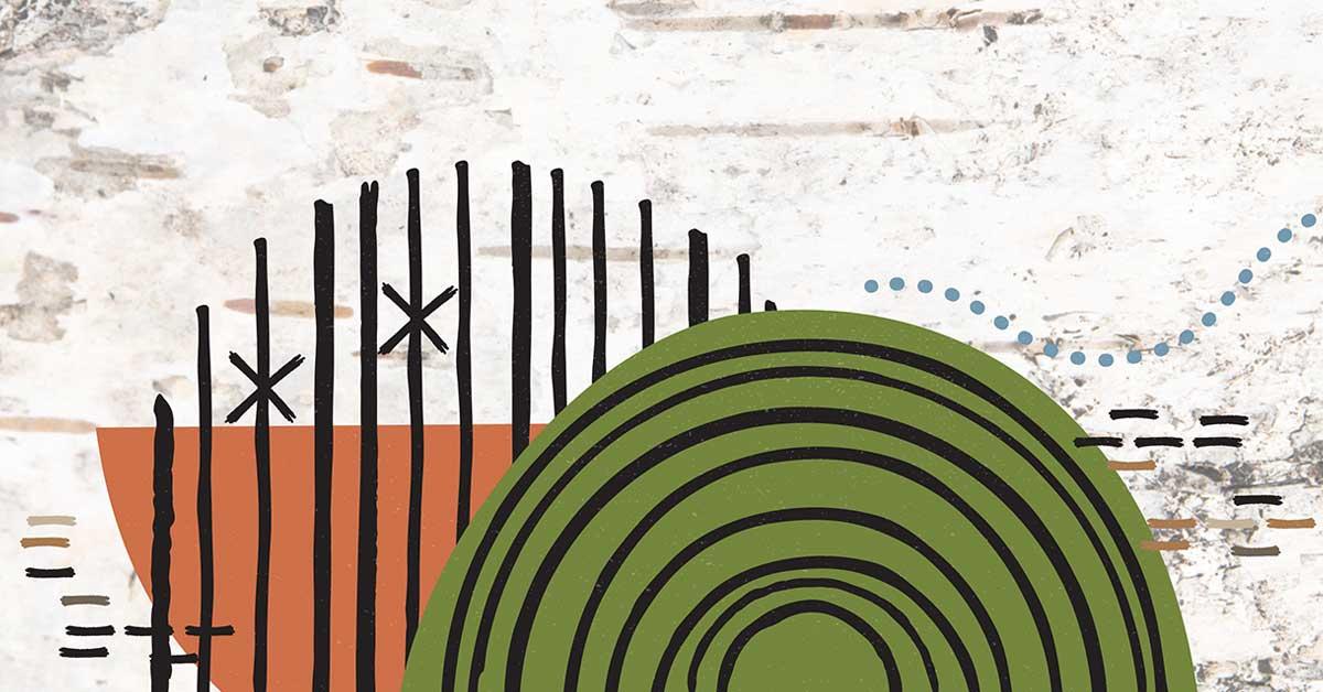 Abstract Indigenous Illustration