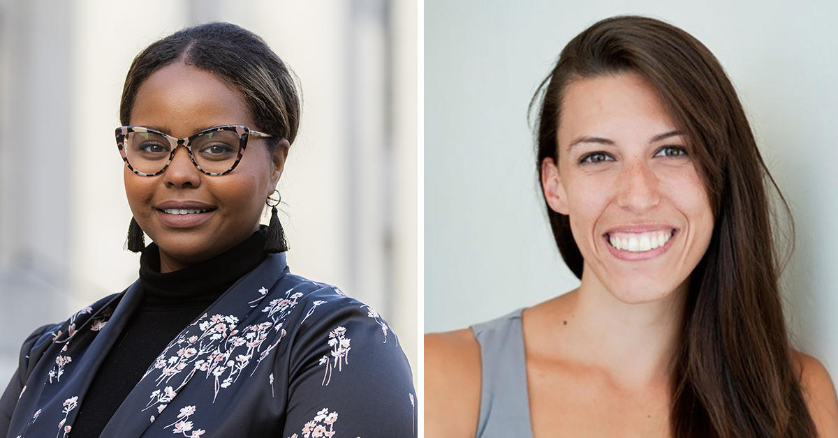 Kafia Barkat et Marianne Saikaley