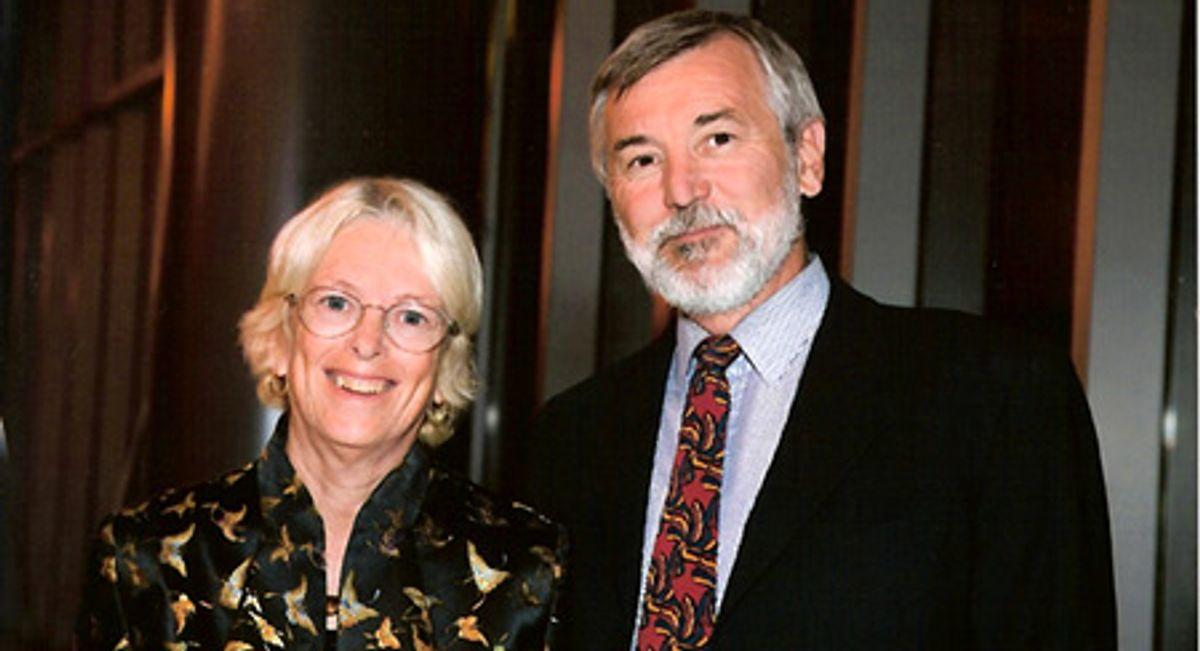 Les professeurs Pamela Samuelson et Robert Glushko.
