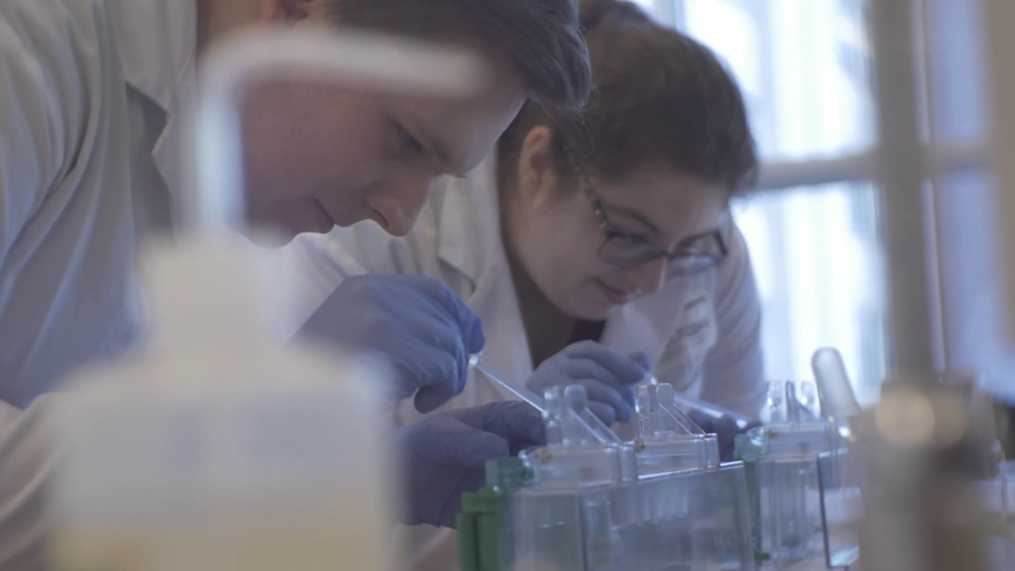 personne qui travail en laboratoire