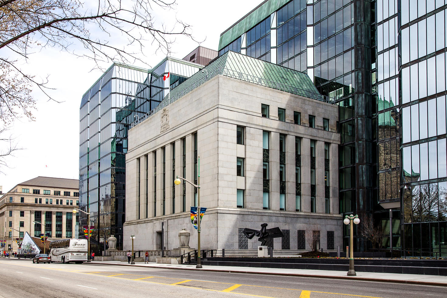 Édifice de la Banque du Canada, auteur Banque du Canada : https://www.flickr.com/photos/bankofcanada/ 