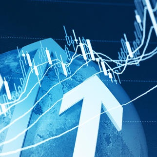 Flèches entourant le globe 