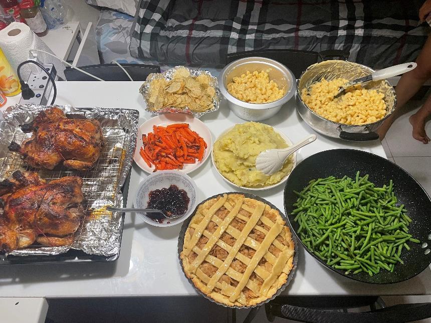 Thanksgiving dinner in Chiang Mai