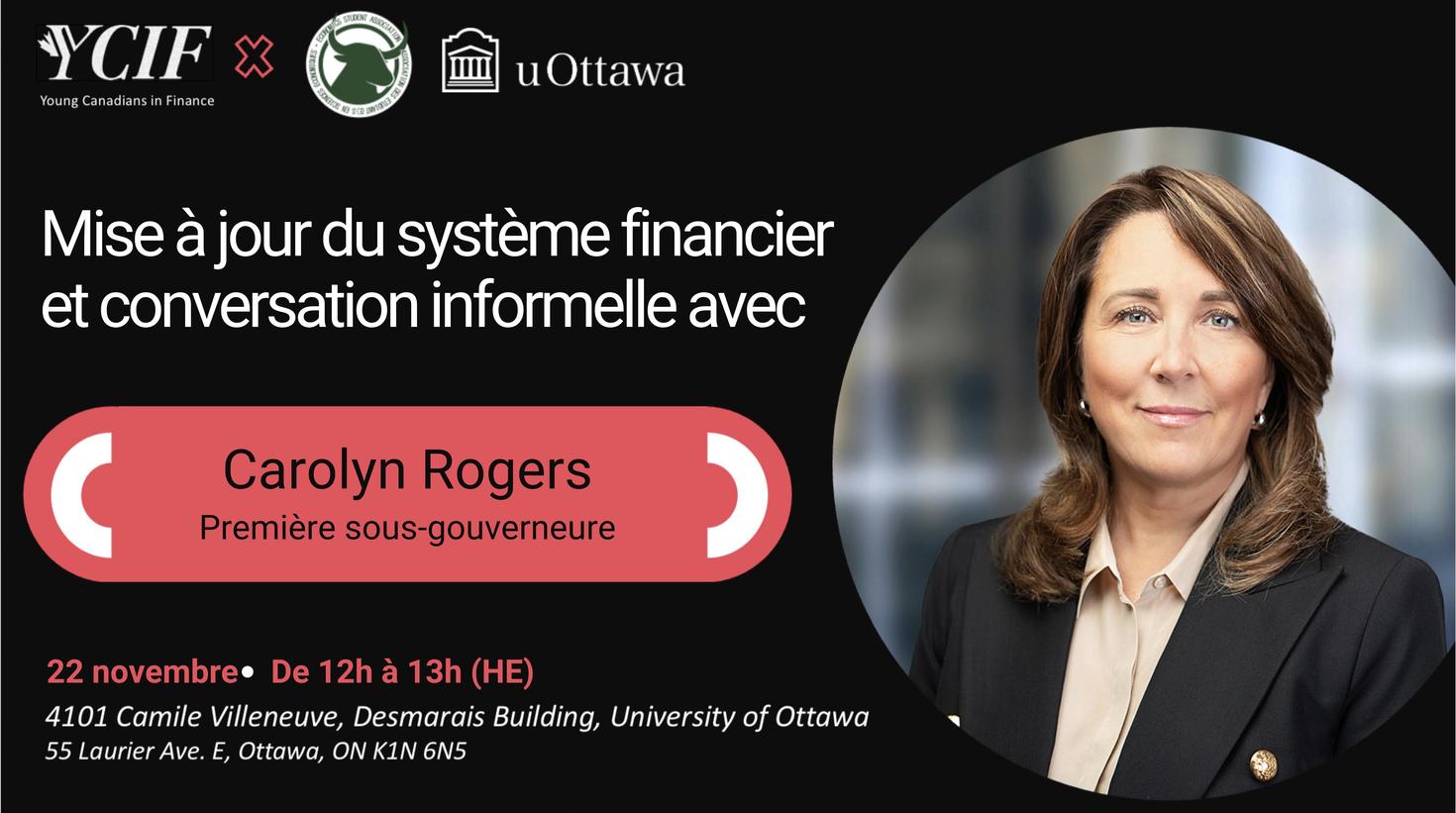 invitation a la conversation avec première sous-gouverneure de la Banque du Canada