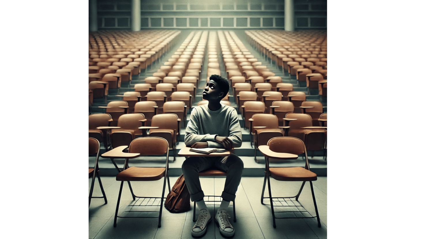Un étudiant seul