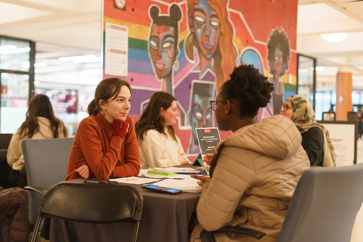 Rendez-vous entre mentor et étudiante