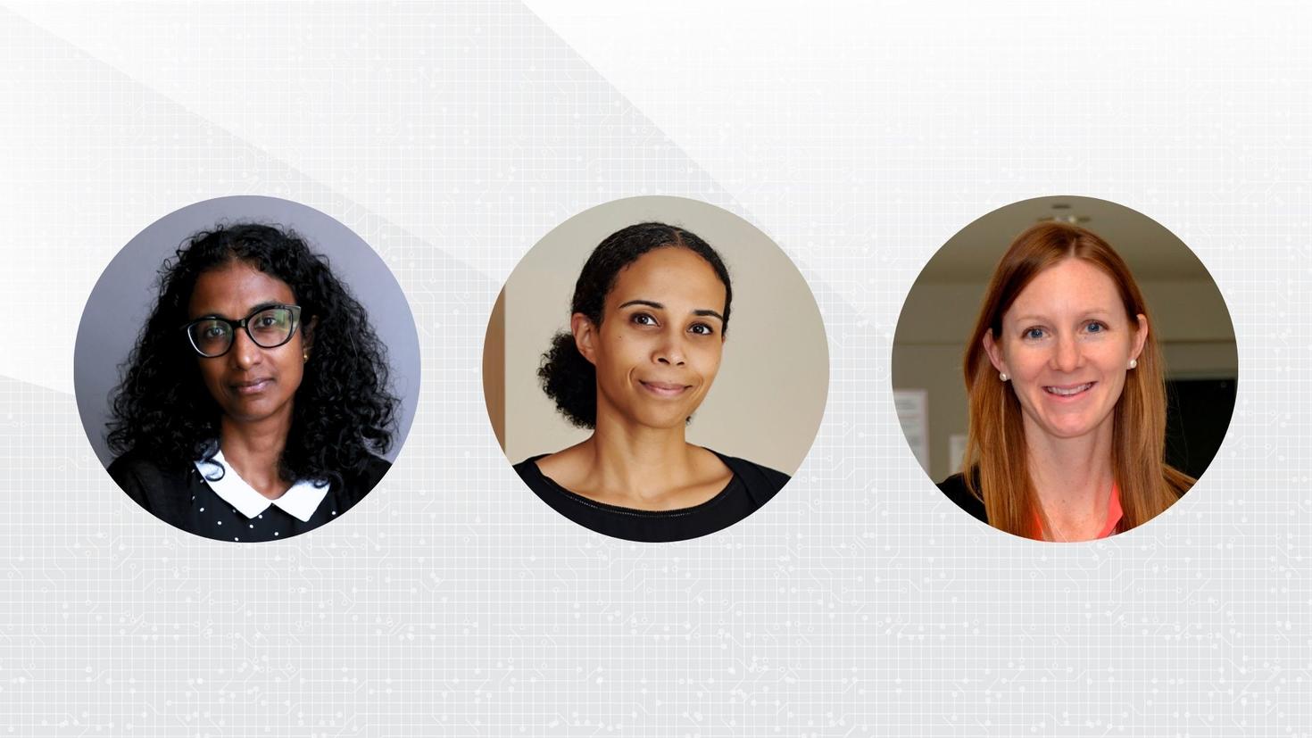 Sathya Karunananthan, Rebecca Robillard et Jennifer Reed.