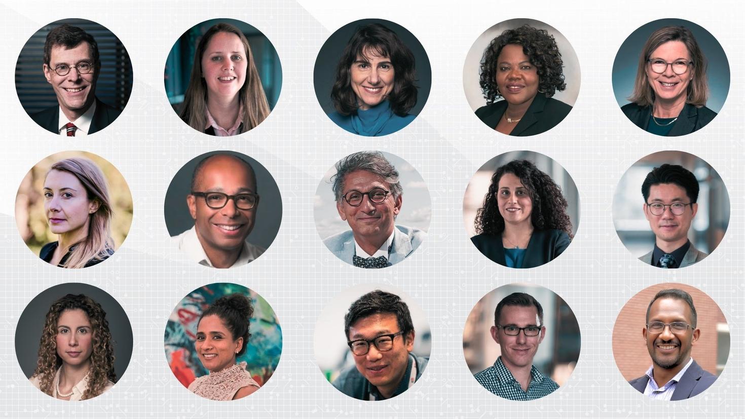 Robert Boyd, Anne Broadbent, Céline Castets-Renard, Josephine Etowa, Mary-Ellen Harper, Kelly Bronson, Bernard Thébaud, Ebrahim Karimi, Melike Erol-Kantarci, Hang Chi, Mireille Khacho, Thirusha Naidu, Yan Xu, Maxime Rousseaux et Vignan Yogendrakumar.