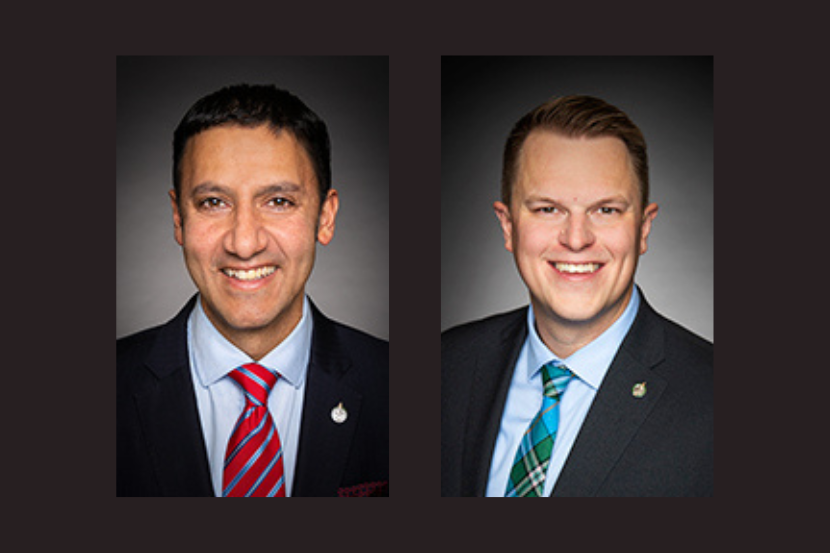  Arif Virani et Brad Vis