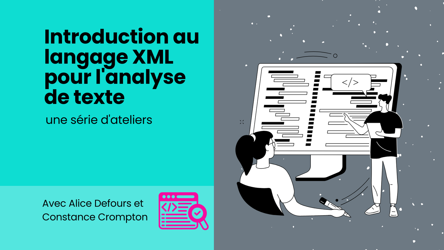 XML pour l'analyse de texte