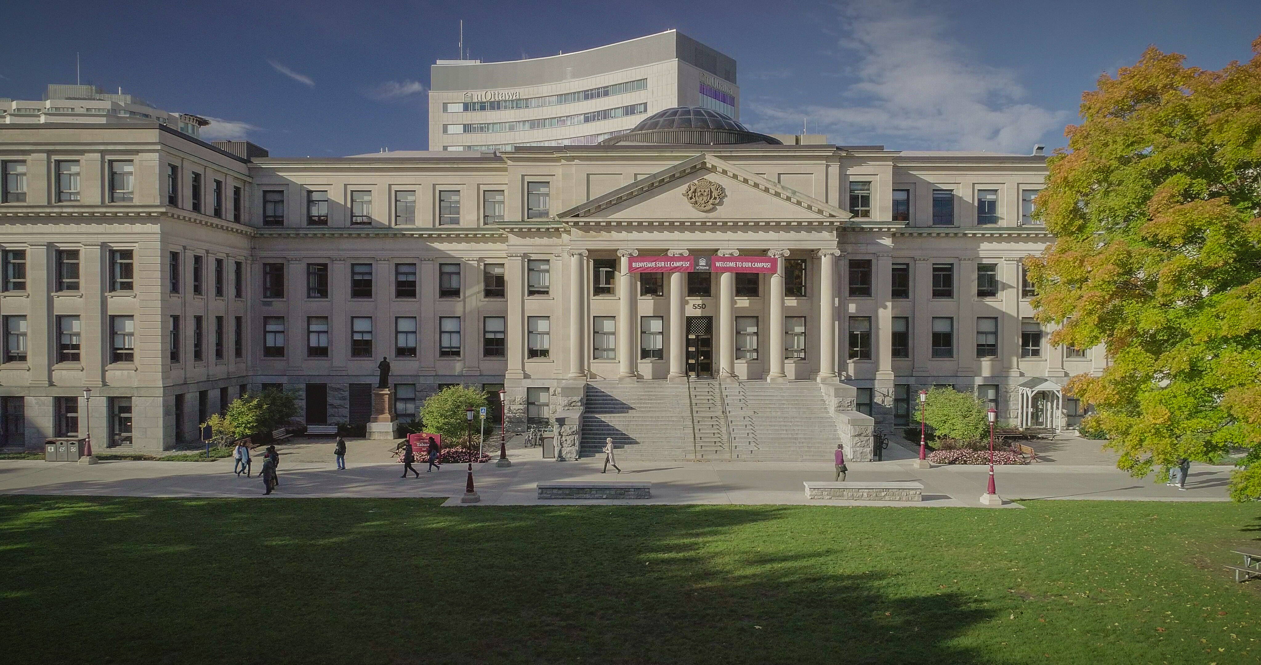Tabaret Hall and Lawn