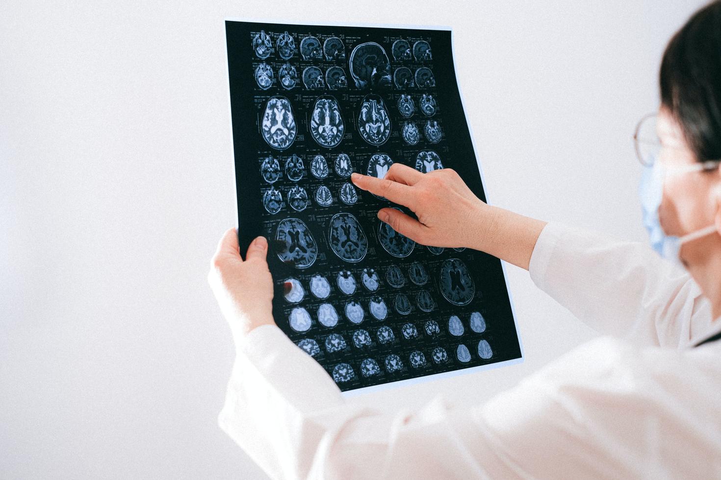 Doctor holding xrays