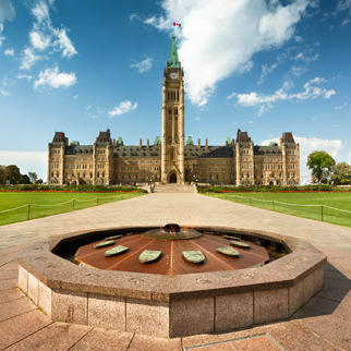 Parliament of Canada in Ottawa 